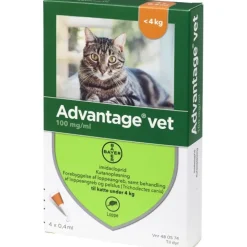 Advantage Vet Advantage til kat 0,4 ml op til 4 kg