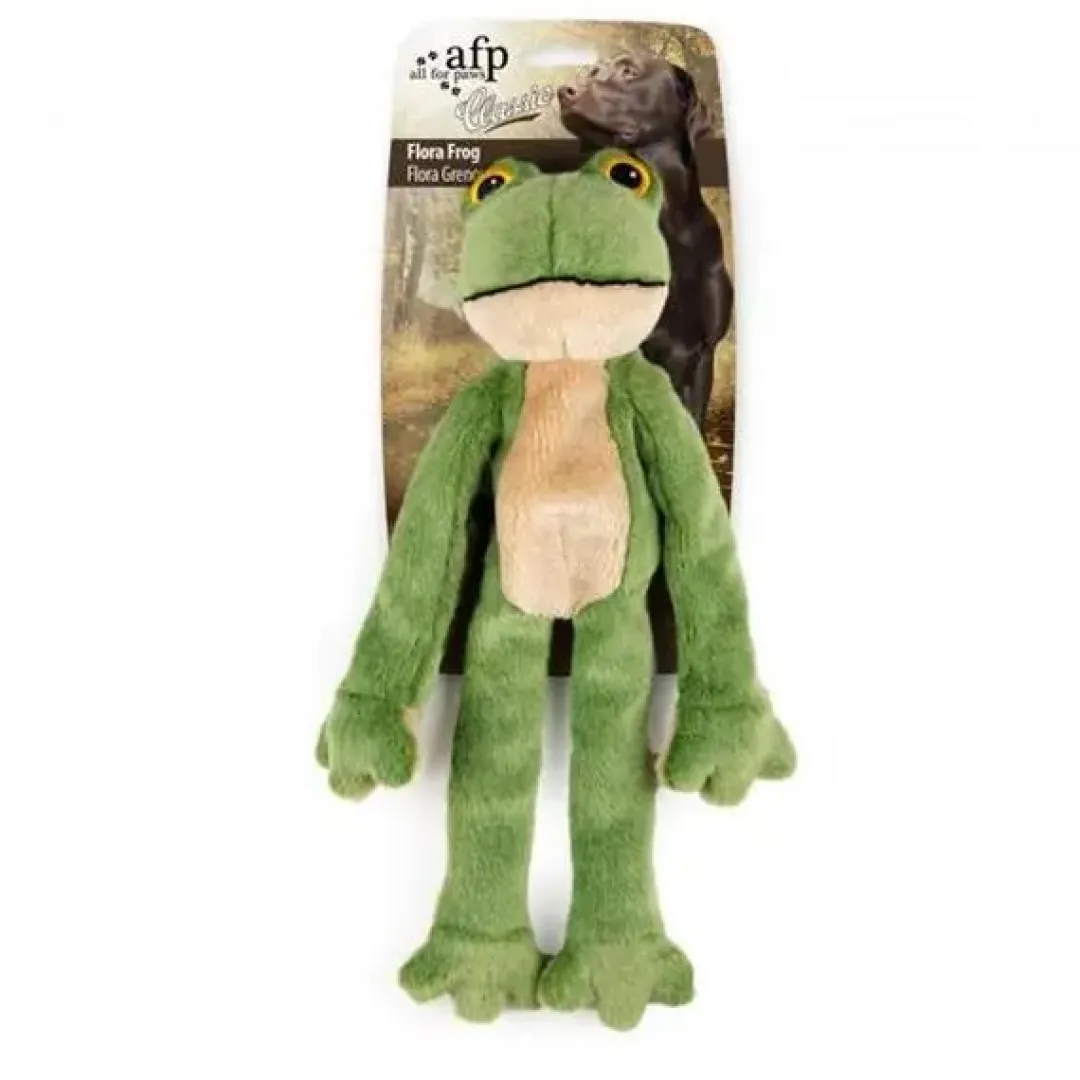 AFP All for paws AFP Classic Hundebamse Frø - bamse i plys med squeaker