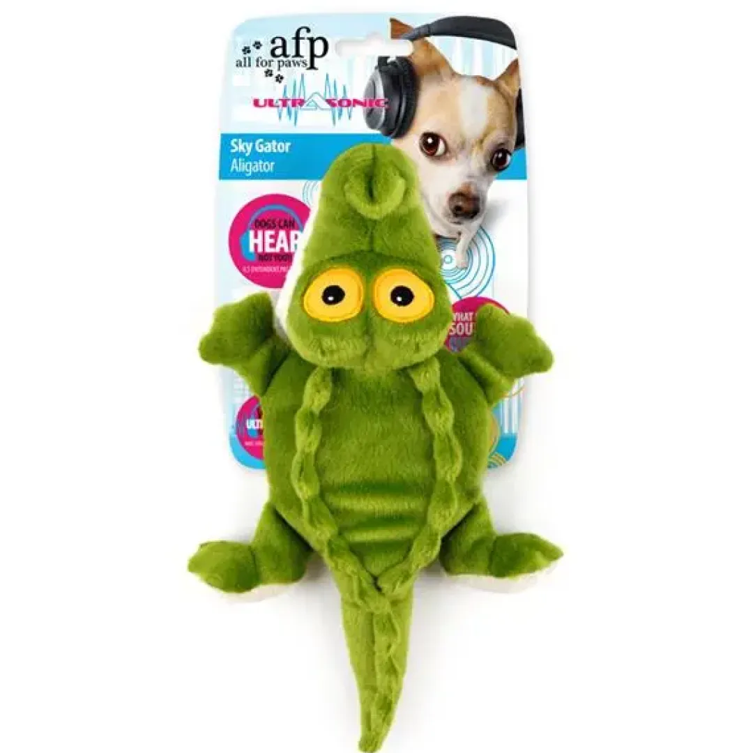 AFP All for paws AFP Ultrasonic Sky Gator - lydsvagt hundelegetøj