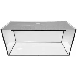 MiniZoo Akwaland Basic ørkenrottebur i glas med ventileret metallåg 120 l