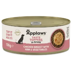 Applaws Hund & Katte mad Applaws Hundevådmad Kylling og Skinke 156 g - Sund topping til hunden