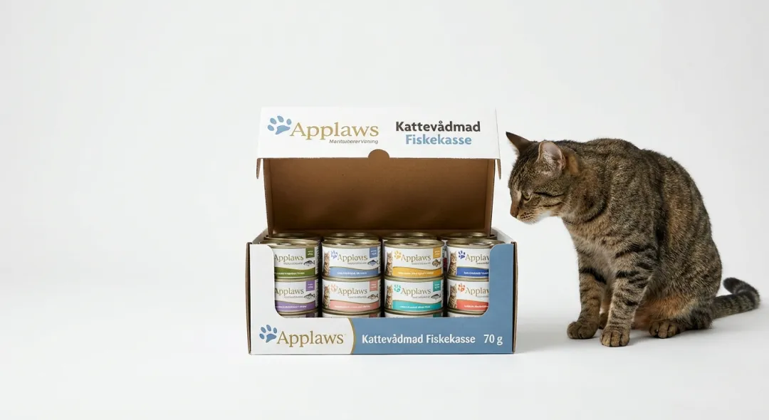 Applaws Hund & Katte mad Applaws Kattevådmad Fiskekasse sovs 12 x 70 g