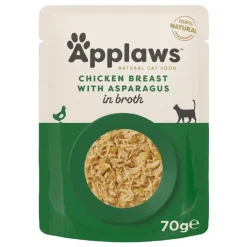Applaws Hund & Katte mad Applaws kattevådmad Kylling og Asparges 70 g (pouch)