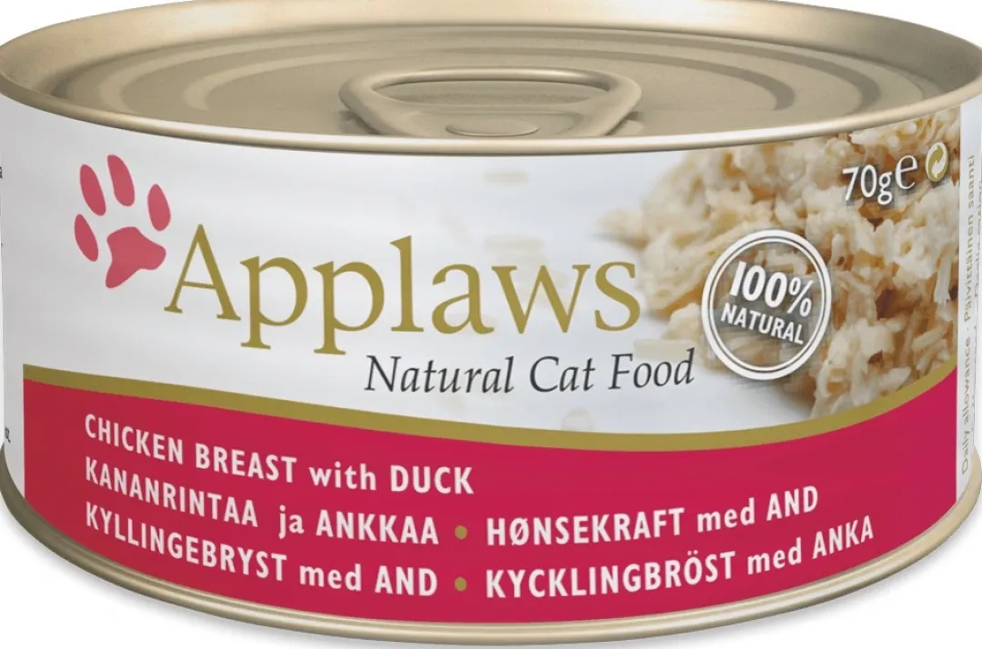 Applaws Hund & Katte mad Applaws kattevådmad Kylling og And 156 g