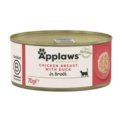 Applaws Hund & Katte mad Applaws kattevådmad Kylling og And 70 g