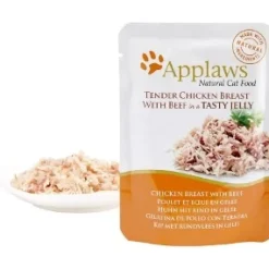 Applaws Hund & Katte mad Applaws Kattevådmad kylling og okse 70 g (pouch)