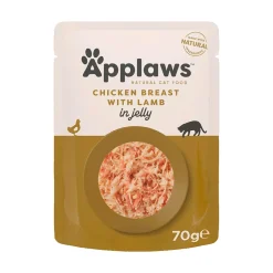 Applaws Hund & Katte mad Applaws Kattevådmad kylling og lam 70 g (pouch)