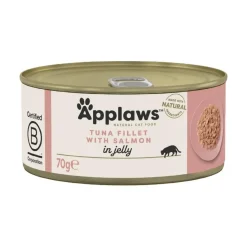 Applaws Hund & Katte mad Applaws KattevĂĄdmad med tun og laks gele 70 g