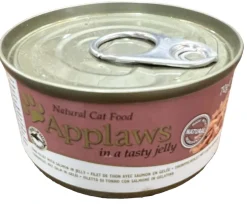 Applaws Hund & Katte mad Applaws Kattevådmad med tun og laks gele 70 g