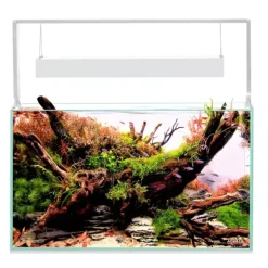 Aquael Akvarie og Lampe Ultra Scape 60 Snow