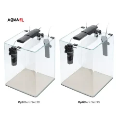 Aquael Akvarie Opti Bent Sort 30 Liter