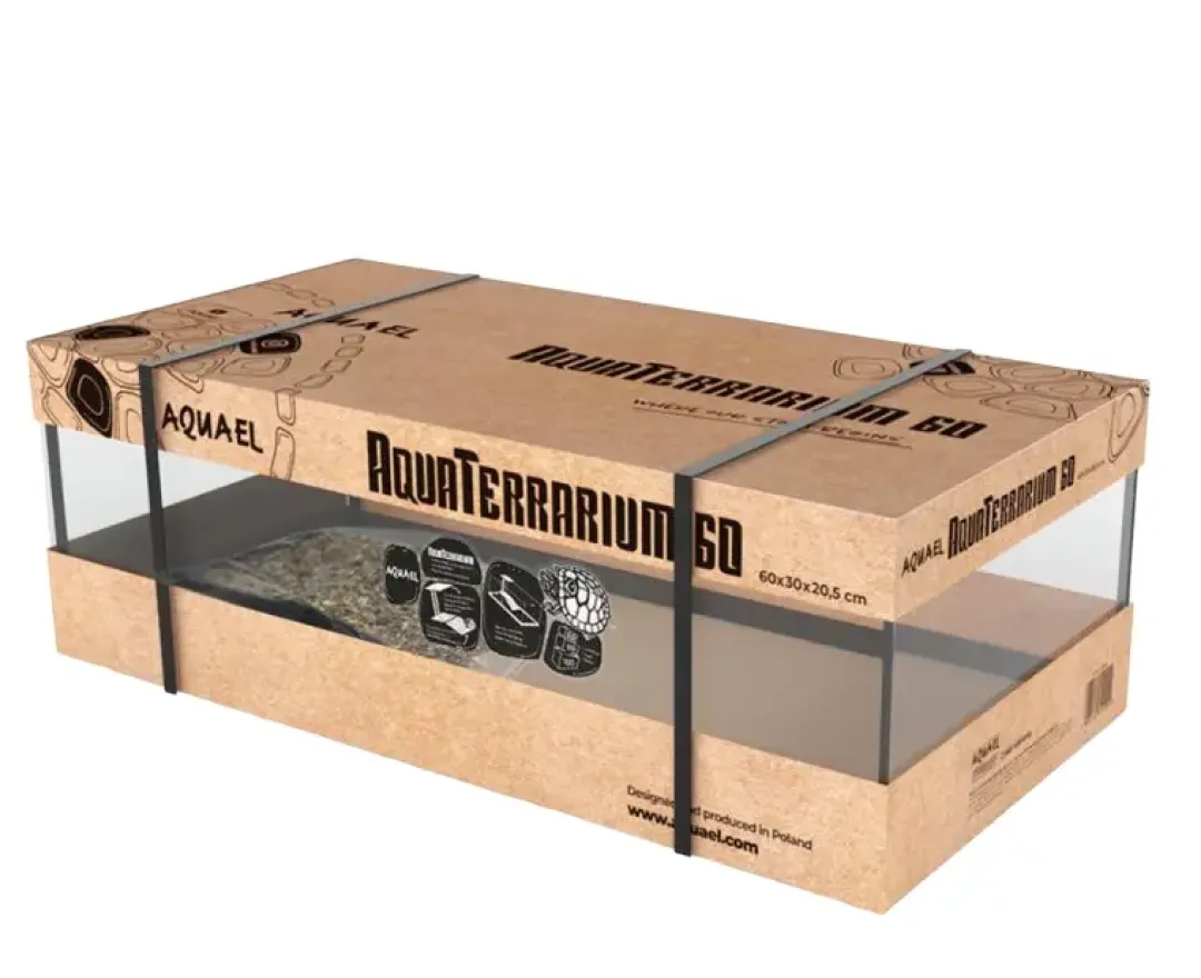Repti Planet Aqua Terrarium 80x35x30,5 cm til Sumpskildpadder