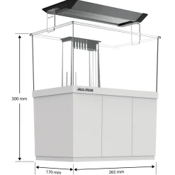 Aqua Medic Armatus XS Saltvandsakvarium med sump 4 Liter