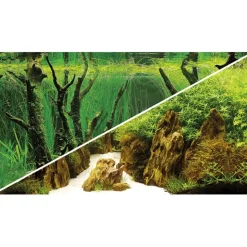 Hobby Baggrund til akvarium Canyon og Woodland (50 cm høj) 100 cm