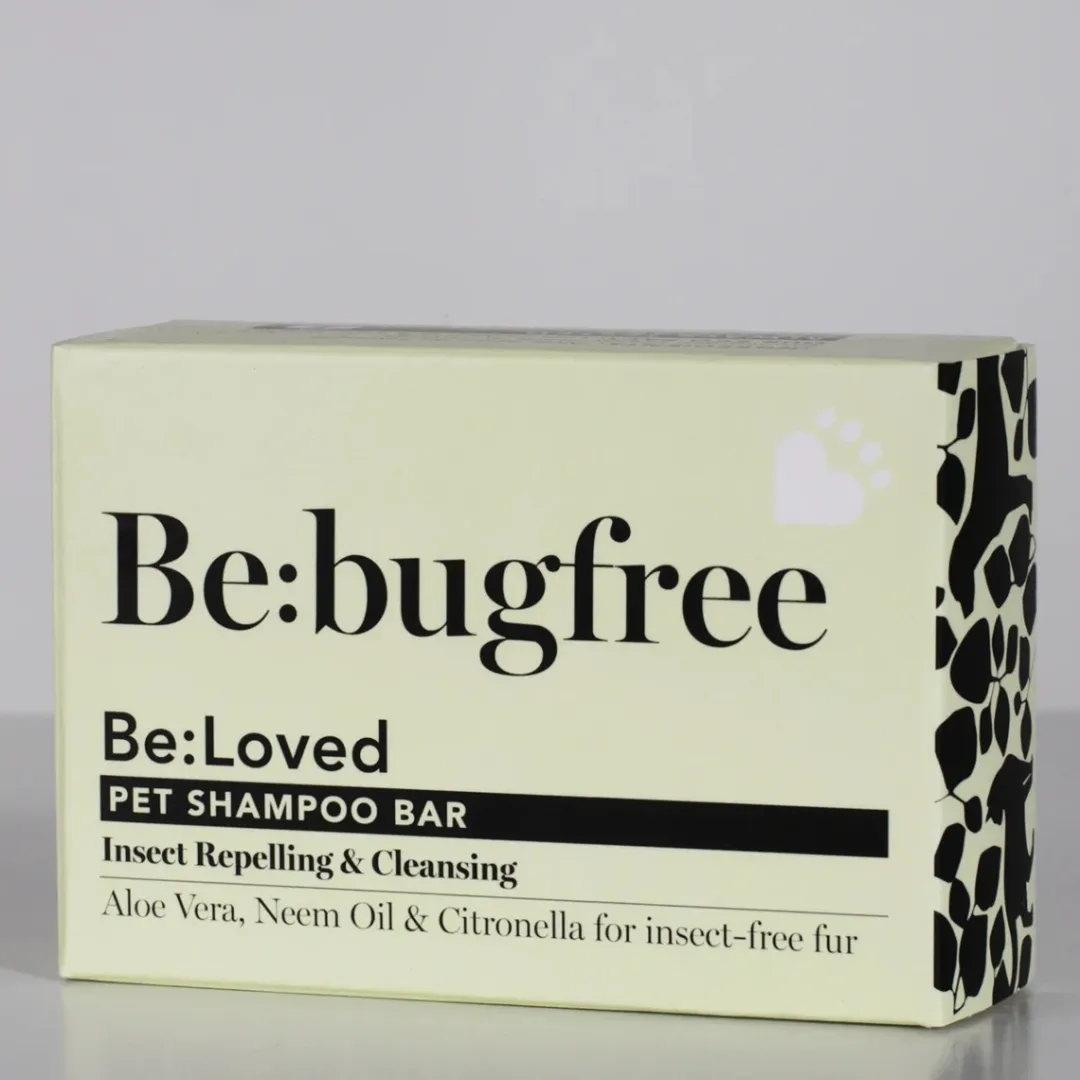 KW Hunde og Katteartikler Be Bugfree Be Loved Shampoo Bar 110 g