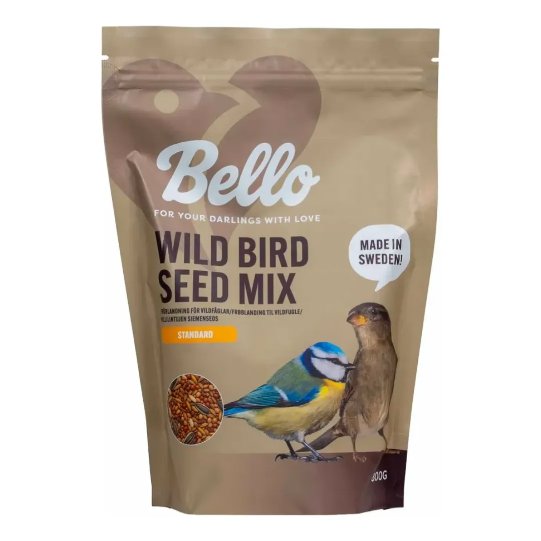 Bello Fuglefoder Bello Vildtfugle Frøblanding Standard 800 g - energirigt foder til havens småfugle