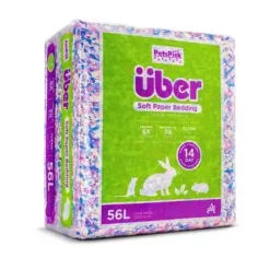Premier Pet Über papirstrøelse 56 L Confetti