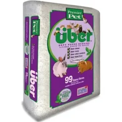 Premier Pet Über papirstrøelse 85 L Hvid