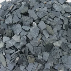 Dekoration til Akvarier og Terrarier Black Slate Rock - Skifersten til Akvarie & Terrarie pr kg