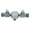 Blau - Aquaristic Blau CO2 1 to 2 outlet adapter - Del din CO2 op til 2 akvarier