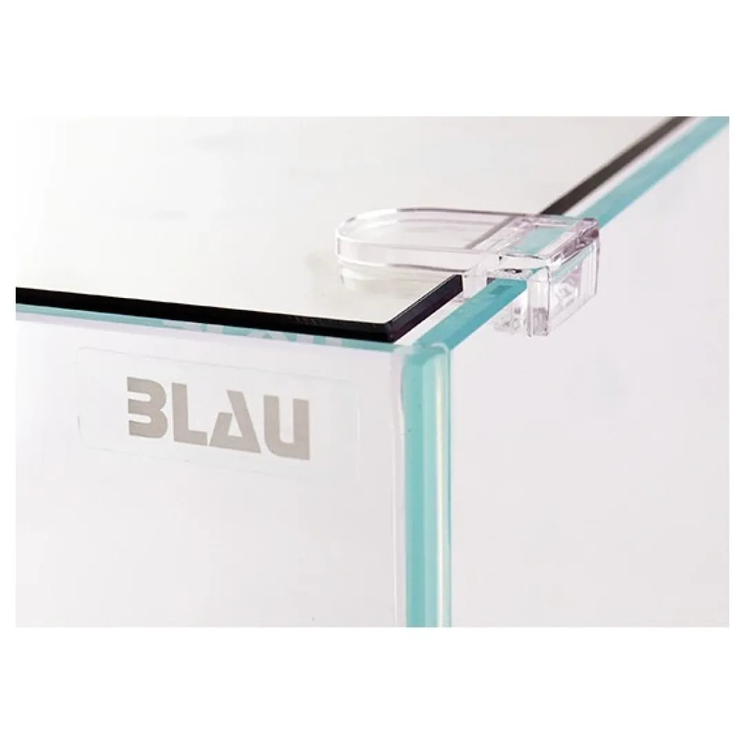 Blau - Aquaristic Blau Cubic Akvarium Aquascaping 27 L Optiwhite glas (30X30X30)