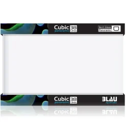Blau - Aquaristic Blau CUBIC Panorama akvarium Nano Akvarium 38 L 45x28x30 cm Optiwhite glas