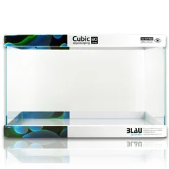 Blau - Aquaristic Blau Glasakvarium CUBIC Aquascaping 80 62x36x36 cm
