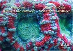 Blau - Aquaristic Blau Gran Cubic Super Reef 92 White 276 liters Saltvandsakvarium