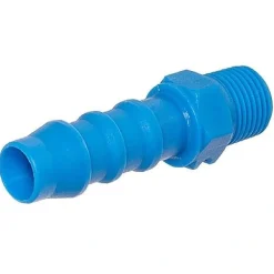 PVC Blå slangestuds 1/8'' (4 mm slange)