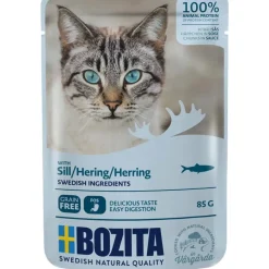 Bozita - Swedish natural quality Bozita Kattefoder pose 85g sild sovs