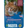Bozita - Swedish natural quality Bozita Kattefoder pose 85g Steriliseret bøf gele