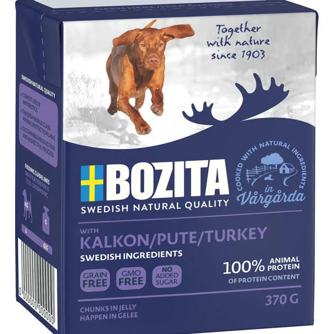 Bozita - Swedish natural quality Bozita Naturals kalkun 370 g - Skånsomt og velsmagende