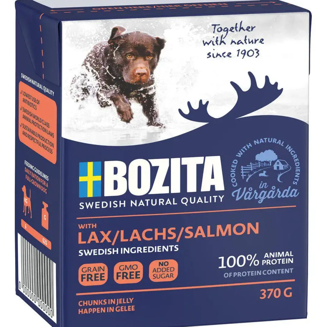 Bozita - Swedish natural quality Bozita Naturals laks 370 g - Mild fiskesmag og god fordøjelse