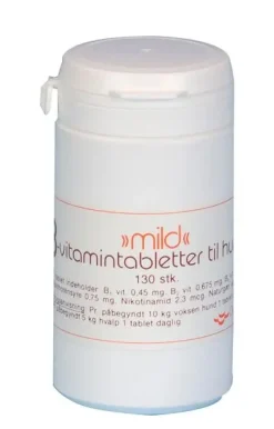 MiniZoo B vitaminer til hund 130 tabletter - Sund pels og energi