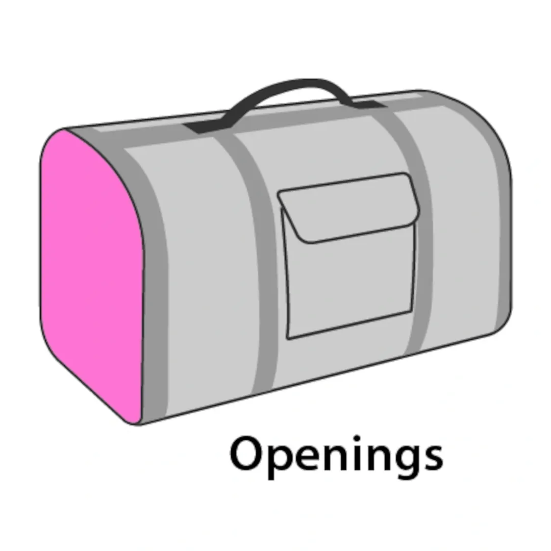 Flamingo Carrying Bag Chloe 2 45x26x26 cm
