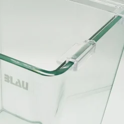 Blau - Aquaristic CUBIC Panorama Nano Akvarium 10 L