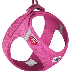 Curli Vest hundesele Clasp Air Mesh Pink S bryst 38-43 cm - let og sikker komfort