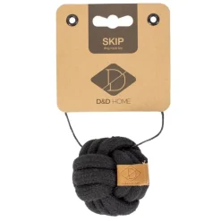 Europet Bernina International B.V. D&D Home Skip Ball L 15 cm Sort Knudereb 18 mm - hundelegetøj