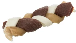 Trixie Denta Fun Flettet Tyggeben 85 g - robust hundesnack med bid i