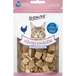 Dokas Premium Hunde og Kattesnacks Dokas Kat Frysetørrede kyllingemaver 12 Gram