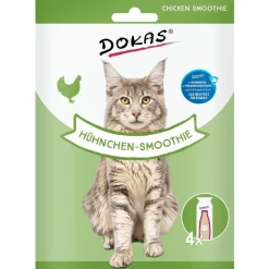 Dokas Premium Hunde og Kattesnacks Dokas Kat Kyllingesmoothie 120 Gram