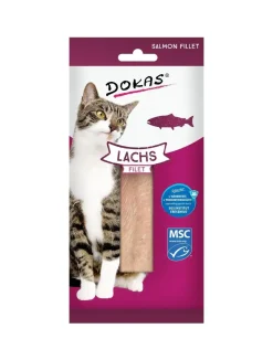Dokas Premium Hunde og Kattesnacks Dokas Kat Laksefilet 22 g