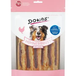 Dokas Premium Hunde og Kattesnacks Dokas Kyllingebryst med lever 220 g - proteinrige hundesnacks