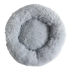 Donut Cozy Hundeseng Lysegrå 50 cm - blød og tryg seng til små hunde