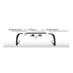 EcoTech Marine Montering til Radion G5 Multi RMS skinnesystemXR705
