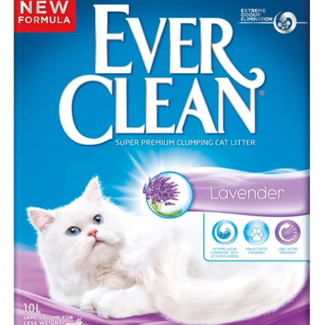 Ever Clean Kattegrus Ever Clean Lavendel Kattegrus 10 L