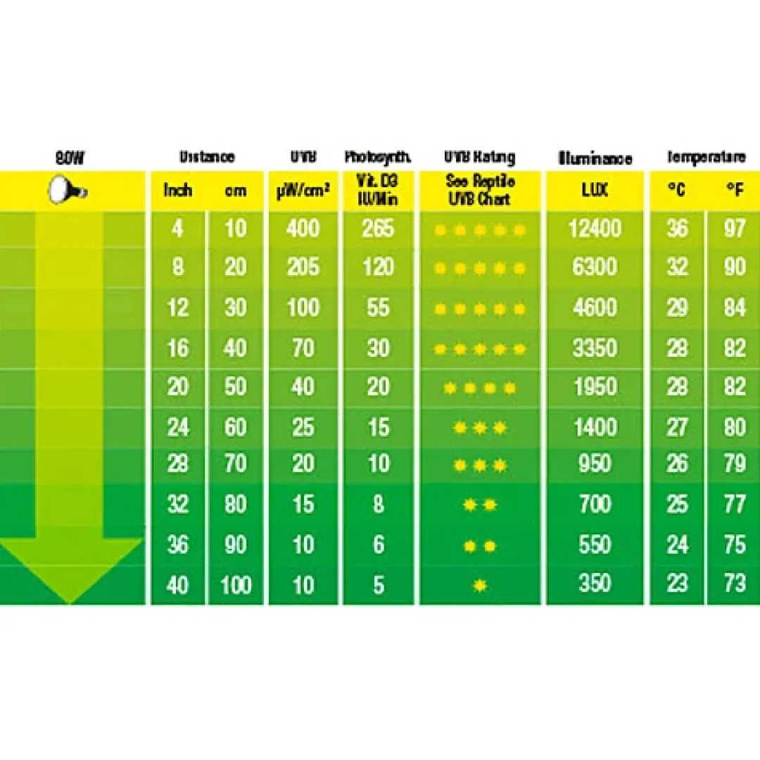 ExoTerra Exo Terra Solar Glo UVB kompakt pære 80 w