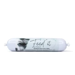 Feed it - Lækre snackpølser Feedit & Treat Pure Beef 400 g - naturlig oksepølse til hund og kat