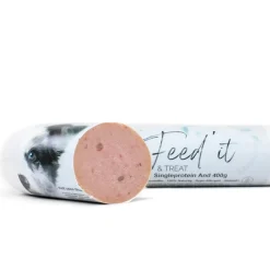 Feed it - Lækre snackpølser Feedit & Treat Pure Duck 400 g - naturlig andeskærepølse til hund og kat