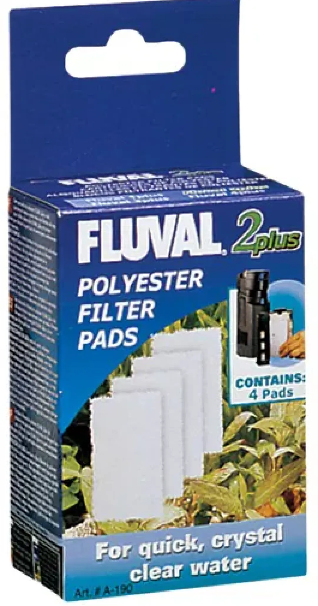 Hagen Filterplade fin Fluval 2+, 4 stk.